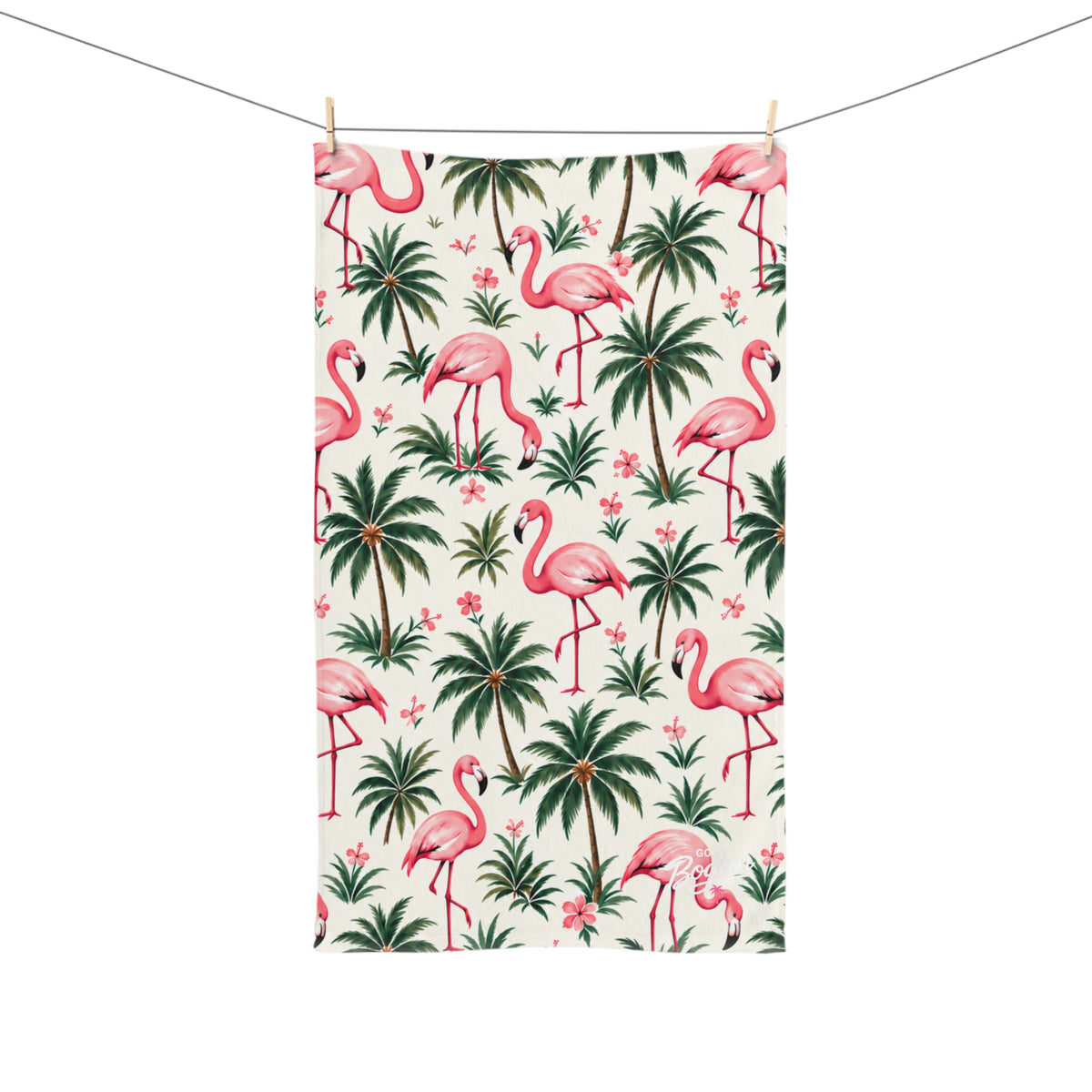 Flamingo Palm Towel | Golf Bogan