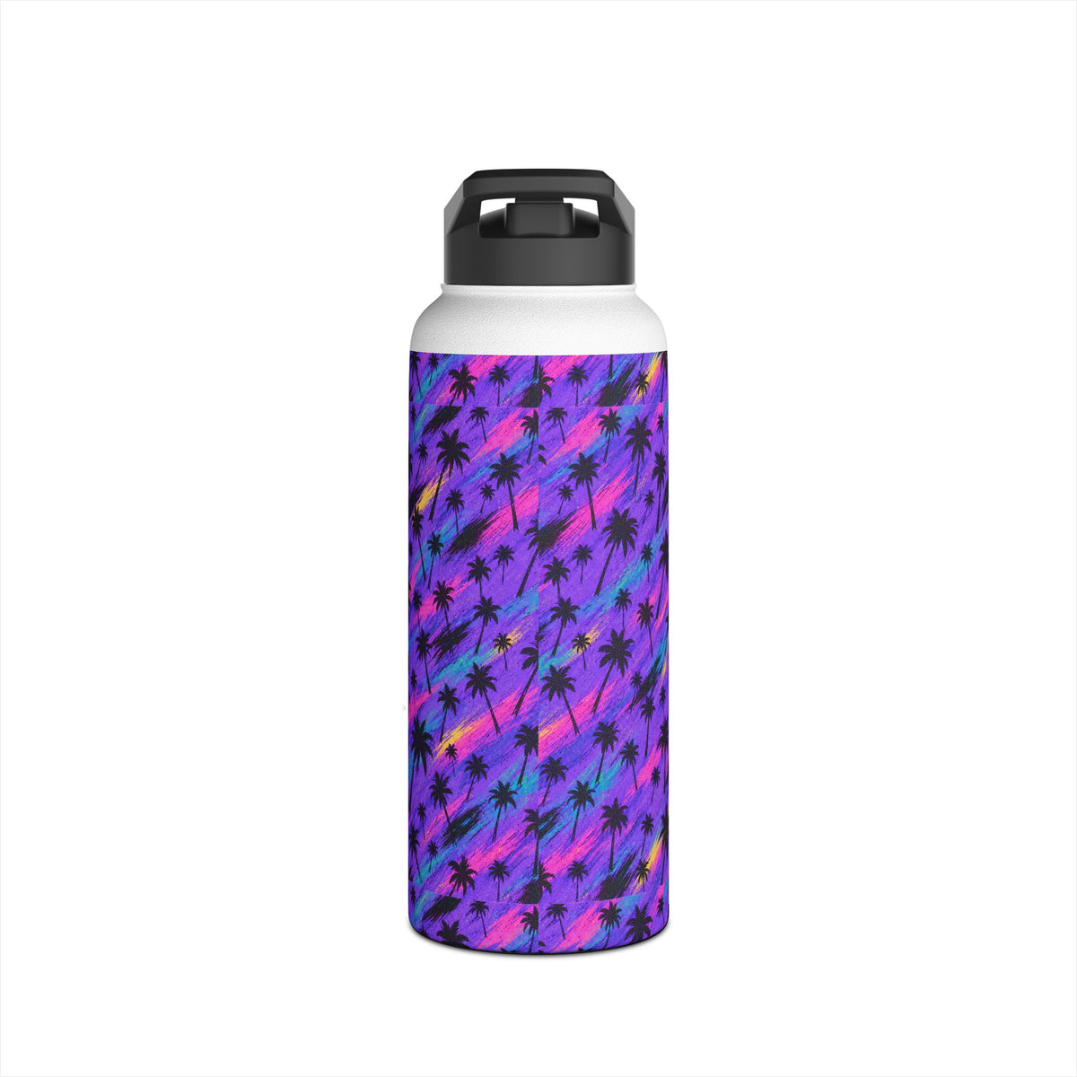 Purple Rain Palms Stainless Steel Water Bottle | Golf Bogan — product image 10