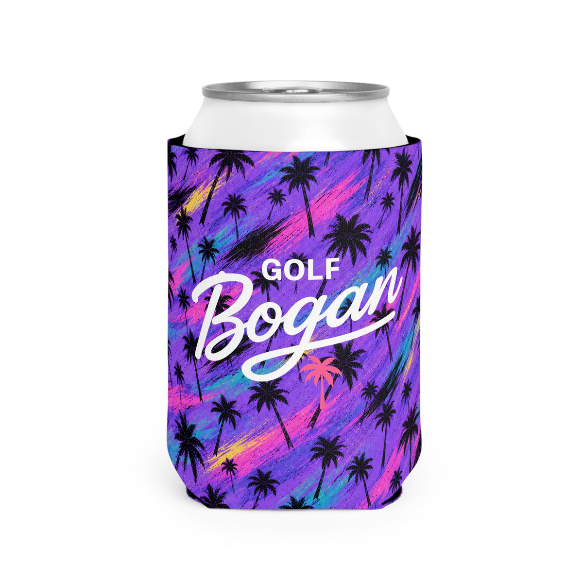 Purple Rain Palms Stubby Cooler