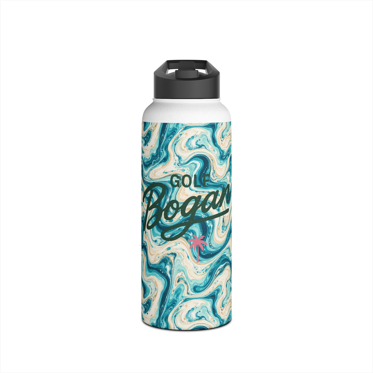 Mulligan Marble Stainless Steel Water Bottle | Golf Bogan — product image 3