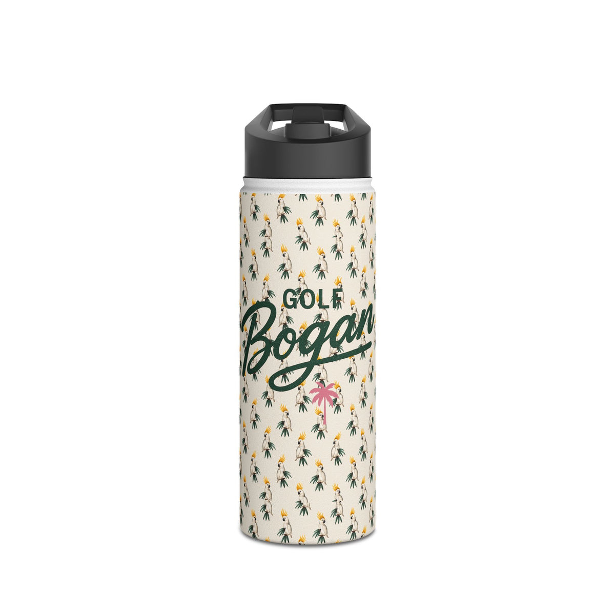 Cock-a-too Stainless Steel Water Bottle | Golf Bogan — product image 2