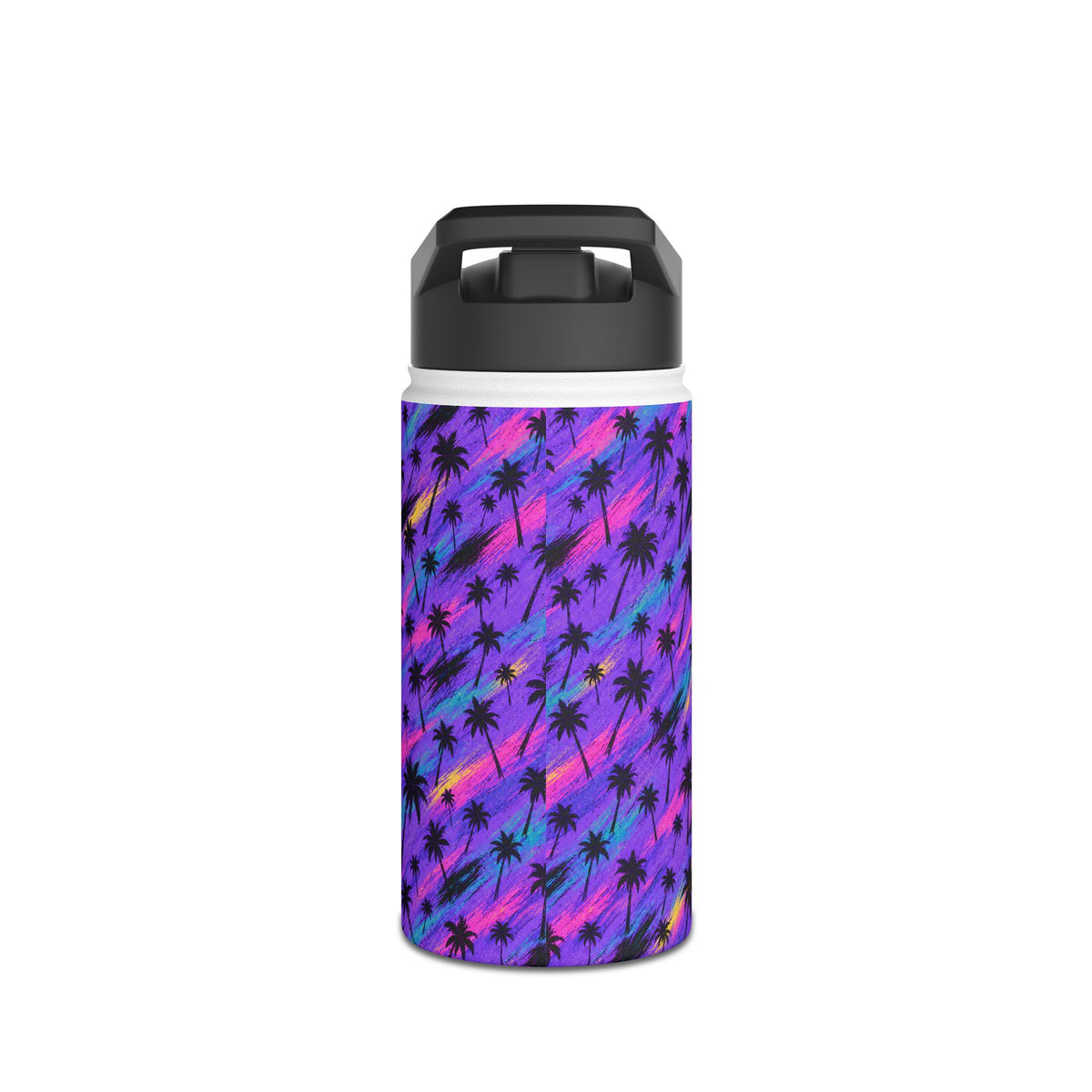 Purple Rain Palms Stainless Steel Water Bottle | Golf Bogan — product image 4