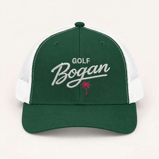 Evergreen Golf Bogan Vintage Mesh Snapback — product image 1